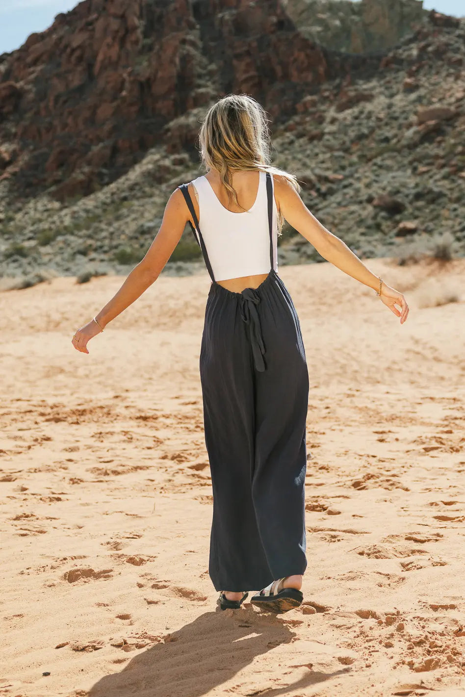 Keely Overall Pants in Indigo