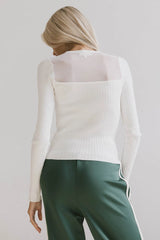 Alder Sweater in White