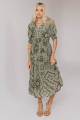 Dia Paisley Midi Dress