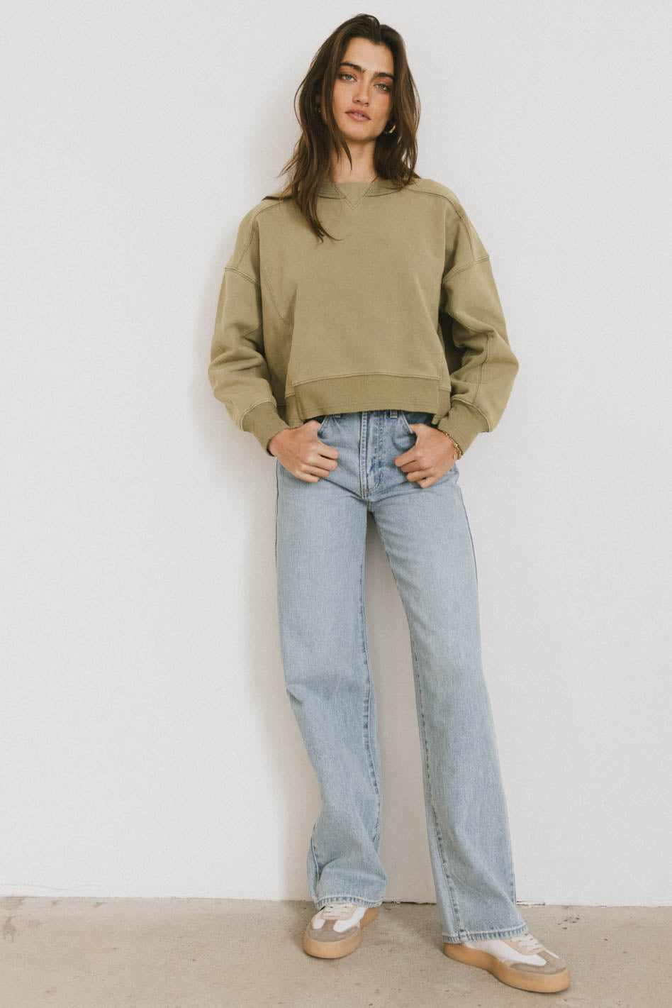 Aarti Sweatshirt in Olive