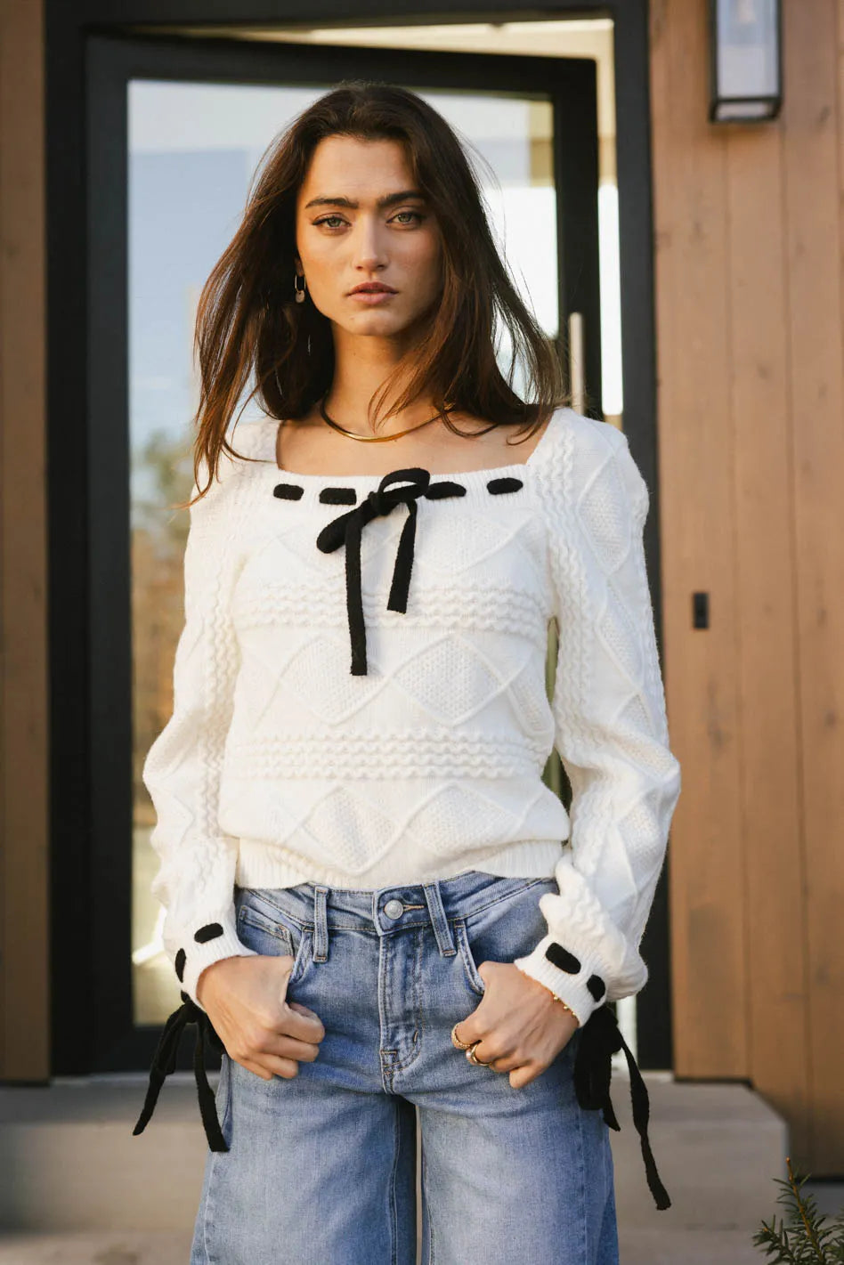 Nicoline Cable Knit Sweater