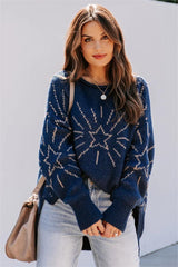 Stargazing Relaxed Knit Sweater