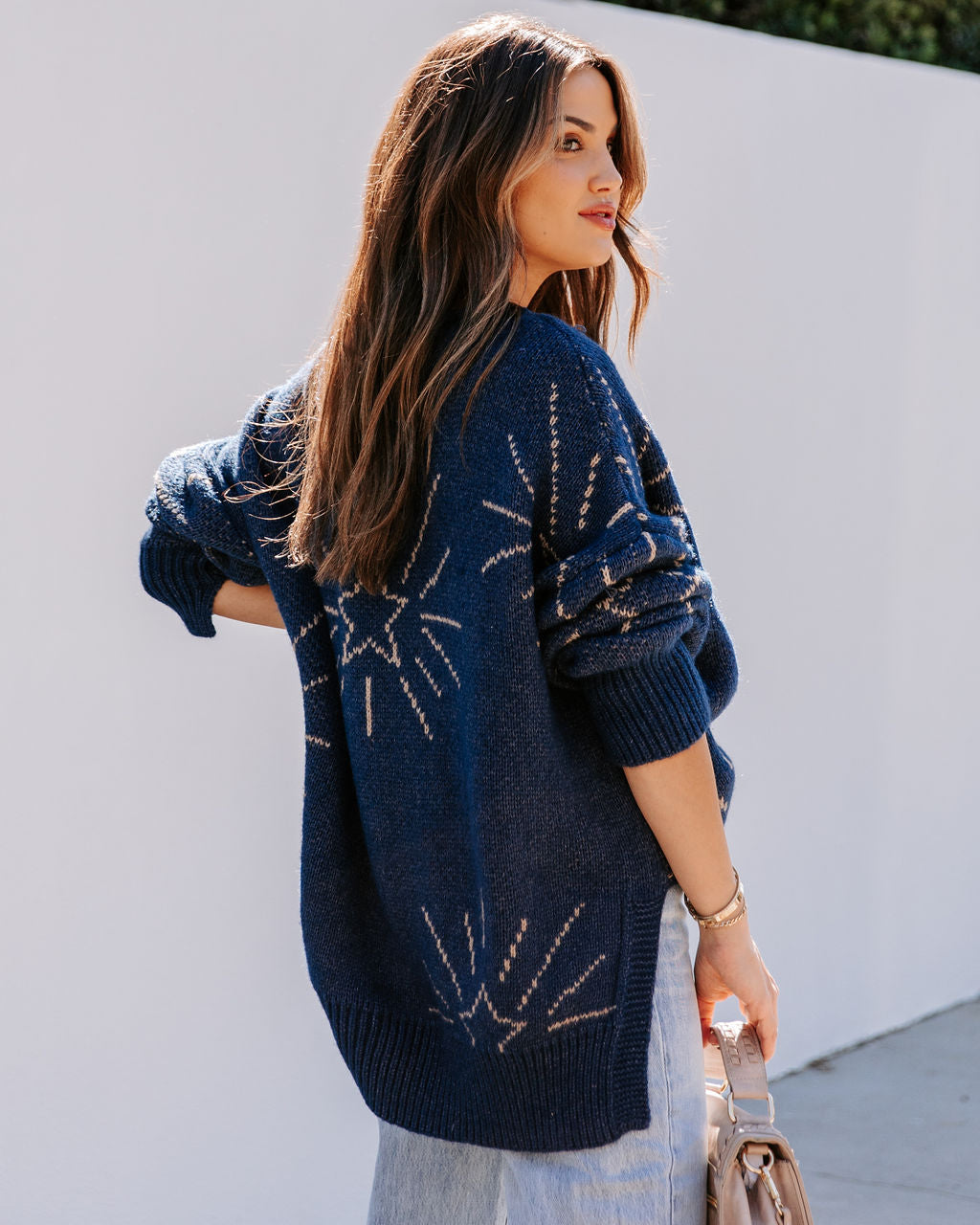 Stargazing Relaxed Knit Sweater