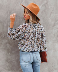 Edgewater Floral Billowed Blouse