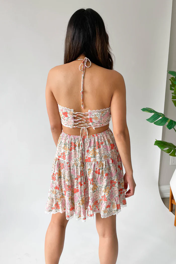 Summer Delight Floral Mini Dress