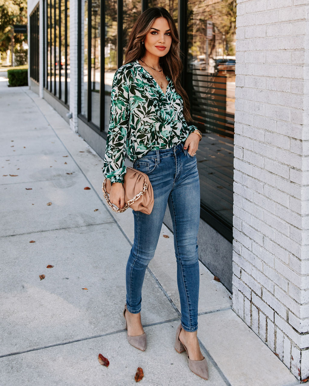 Lewyn Floral Damsel Blouse