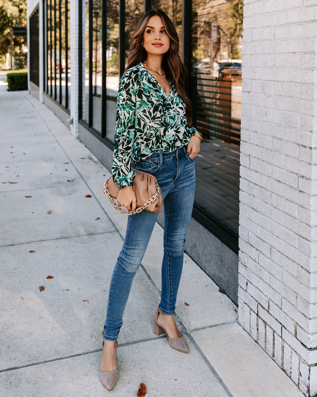 Lewyn Floral Damsel Blouse