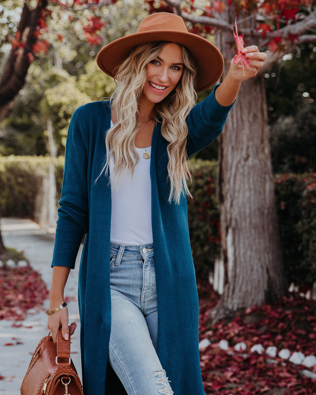 Erie Knit Duster Cardigan - Dark Teal - FINAL SALE