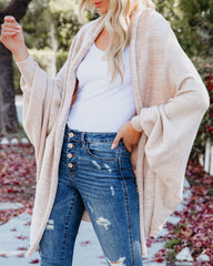 Heart Of The Holiday Dolman Knit Cardigan - Cream - FINAL SALE