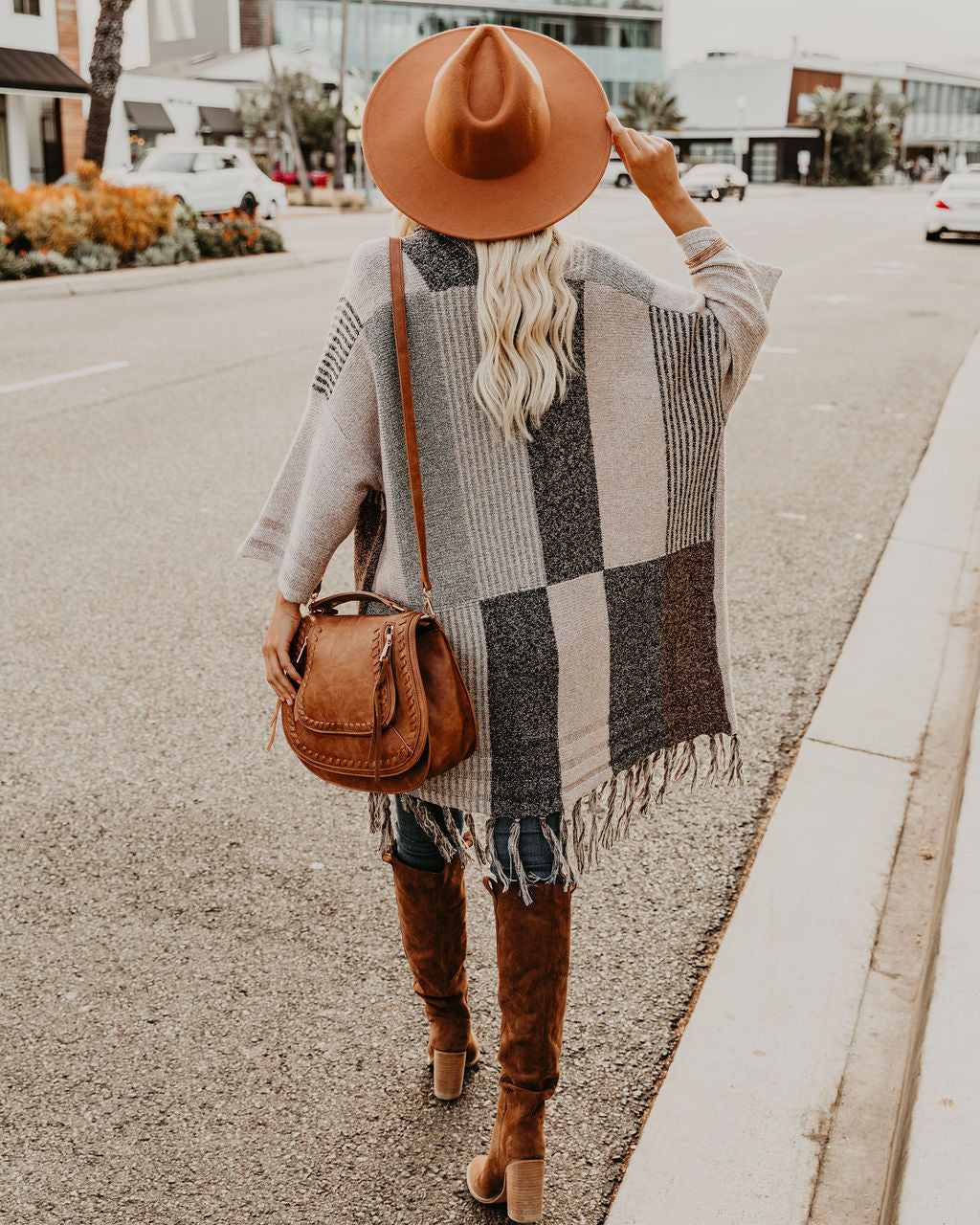 Pearl District Fringe Colorblock Cardigan