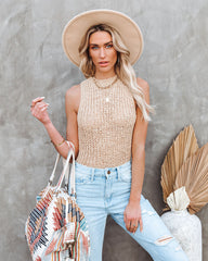 Piper Sleeveless Knit Top - Sand - FINAL SALE