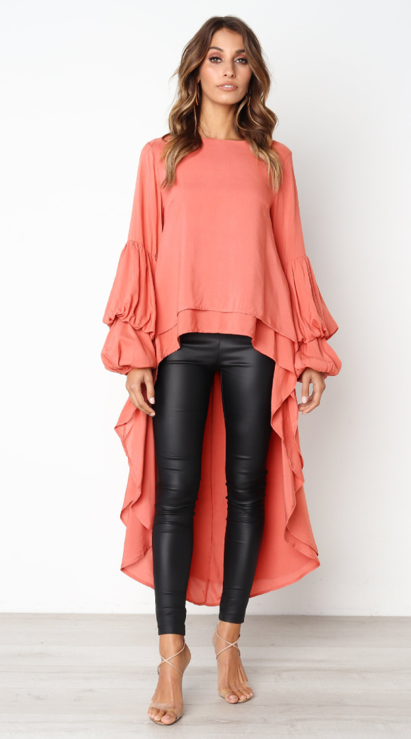 Cool High Low Irregular Shirt