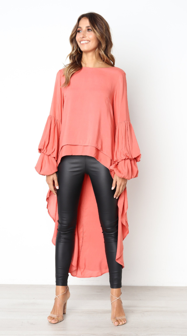 Cool High Low Irregular Shirt