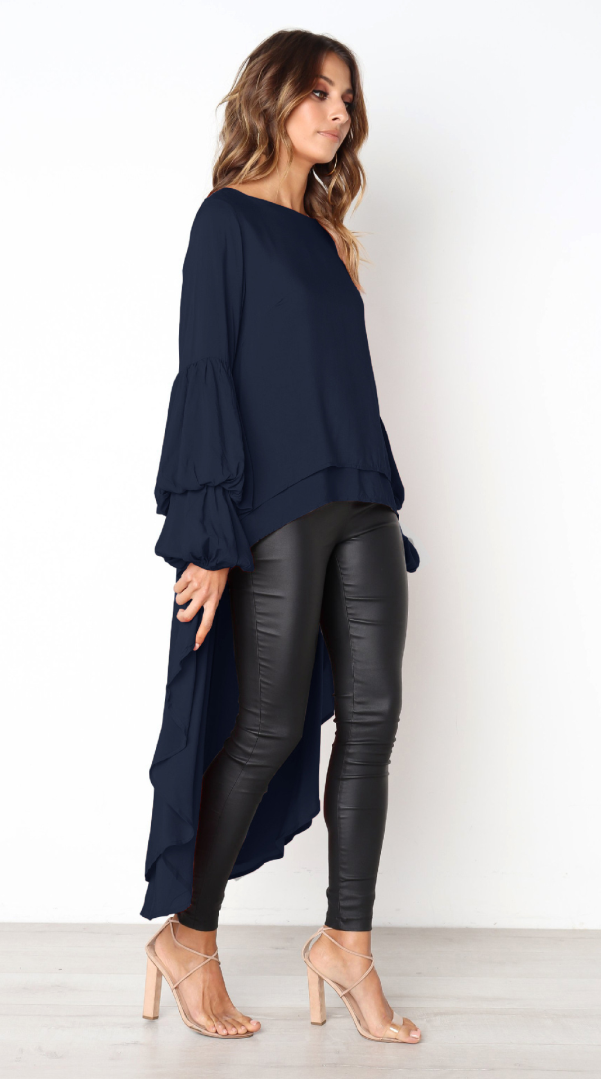 Cool High Low Irregular Shirt