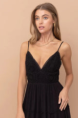 Black Slip Mini Dress