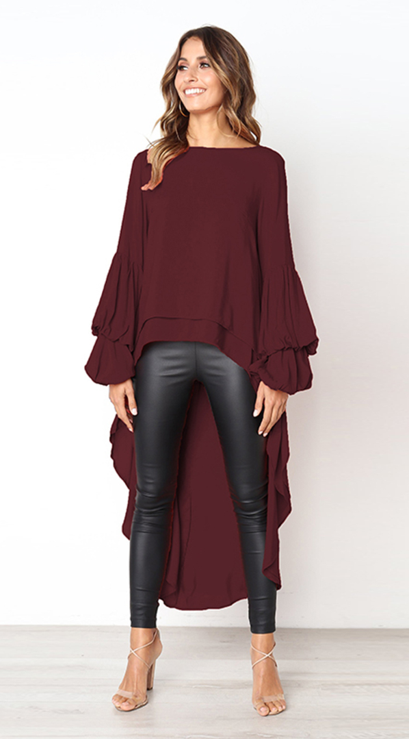 Cool High Low Irregular Shirt