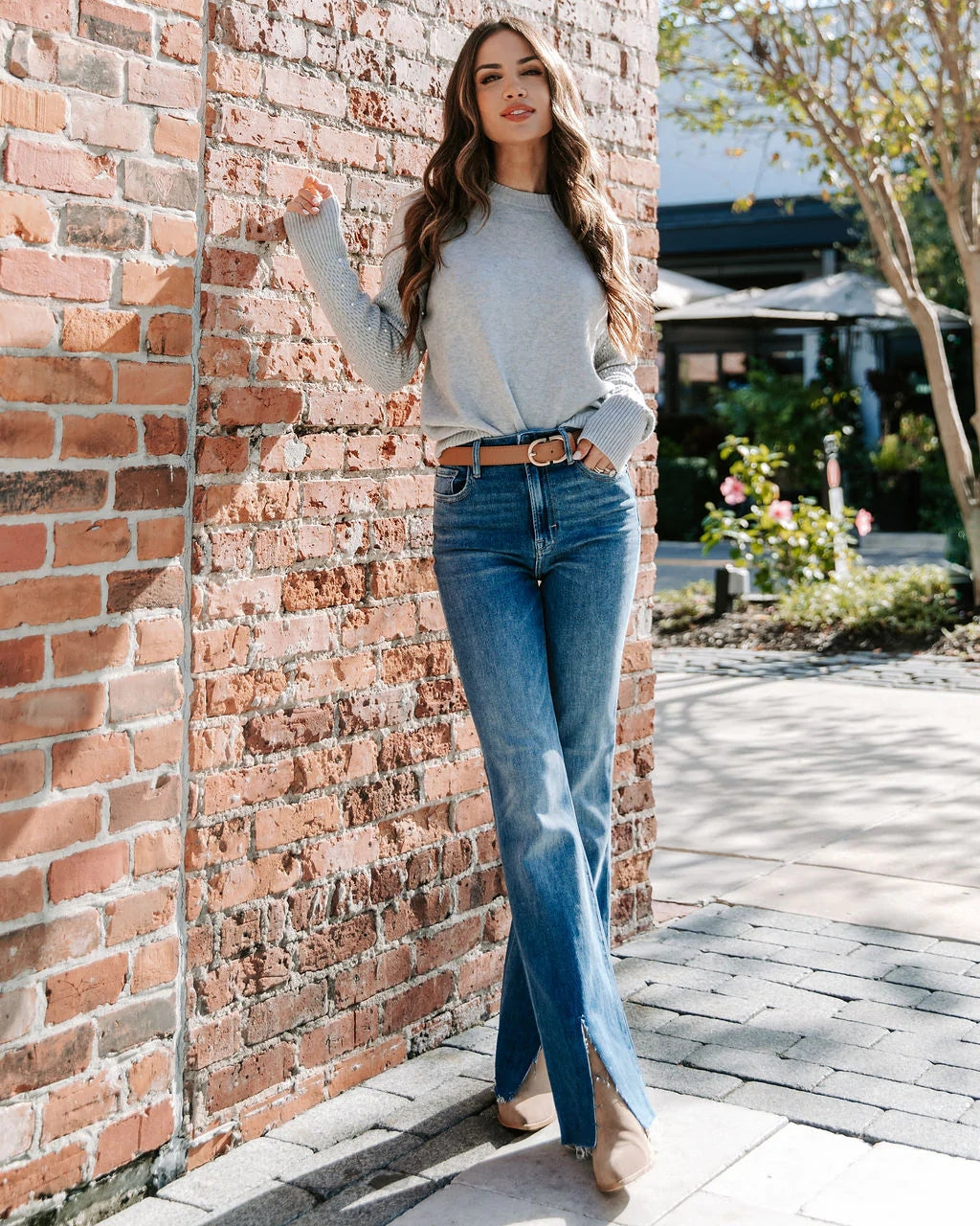 Light Grey Knit Sweater