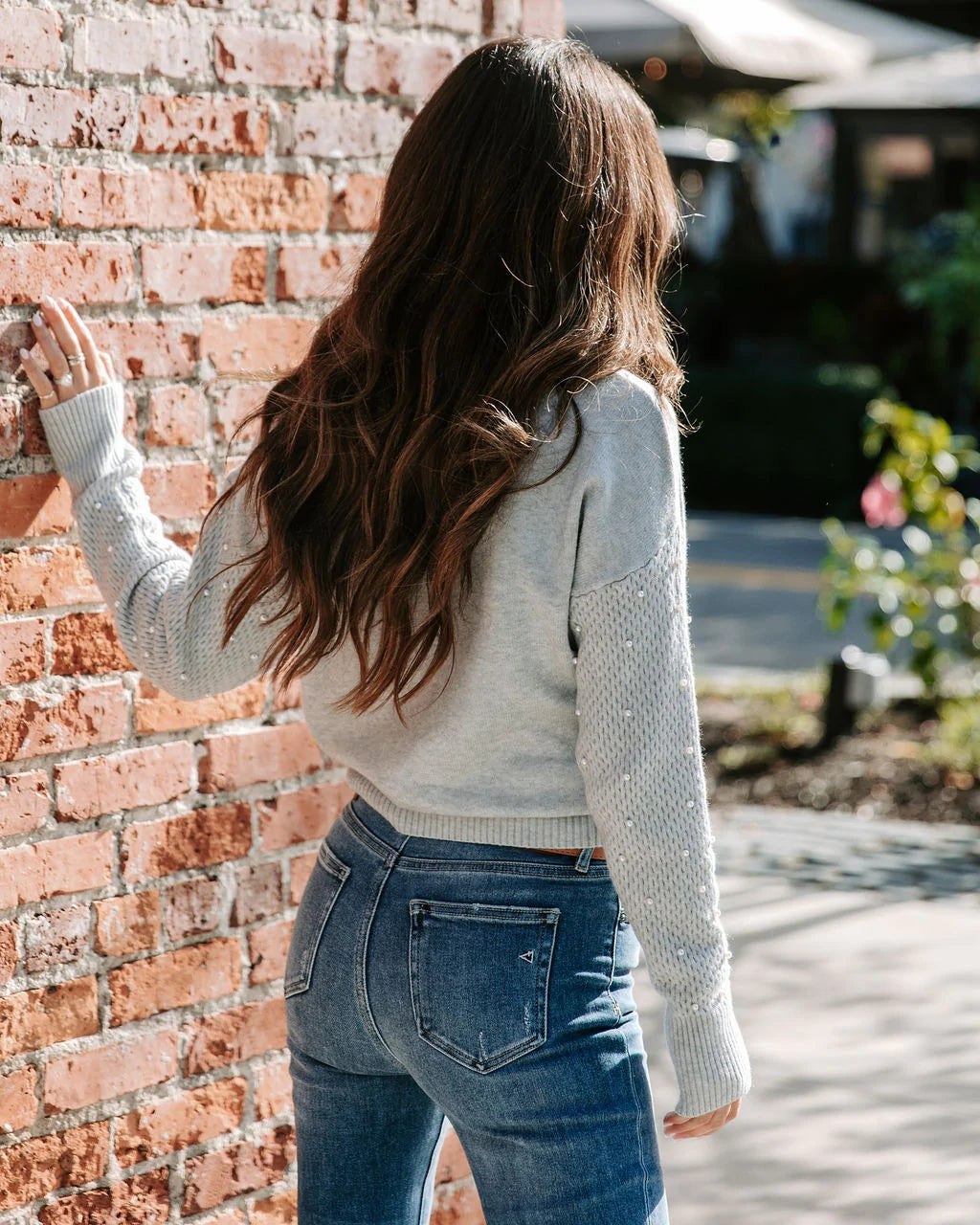 Light Grey Knit Sweater