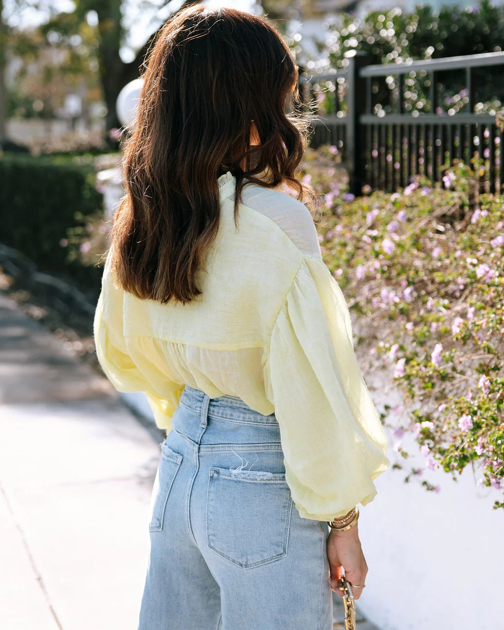 White Button Down Blouse