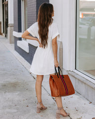 White Button Down Shirt Dress